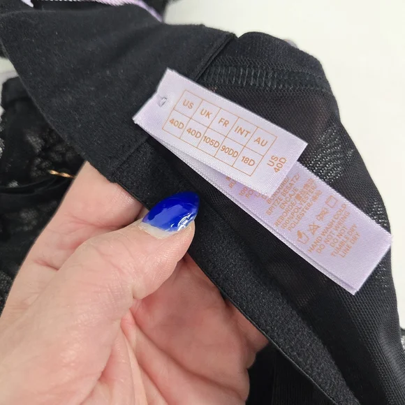 NWT Savage Fenty black lace bra - Picture 11 of 12